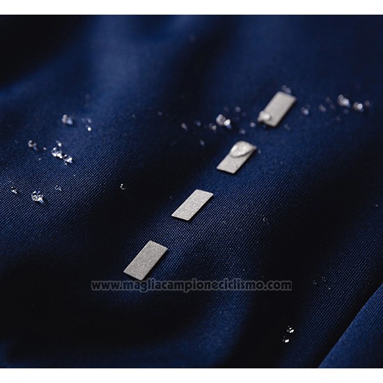 2019 Abbigliamento Ciclismo La Passione Blu Grigio Manica Lunga e Salopette